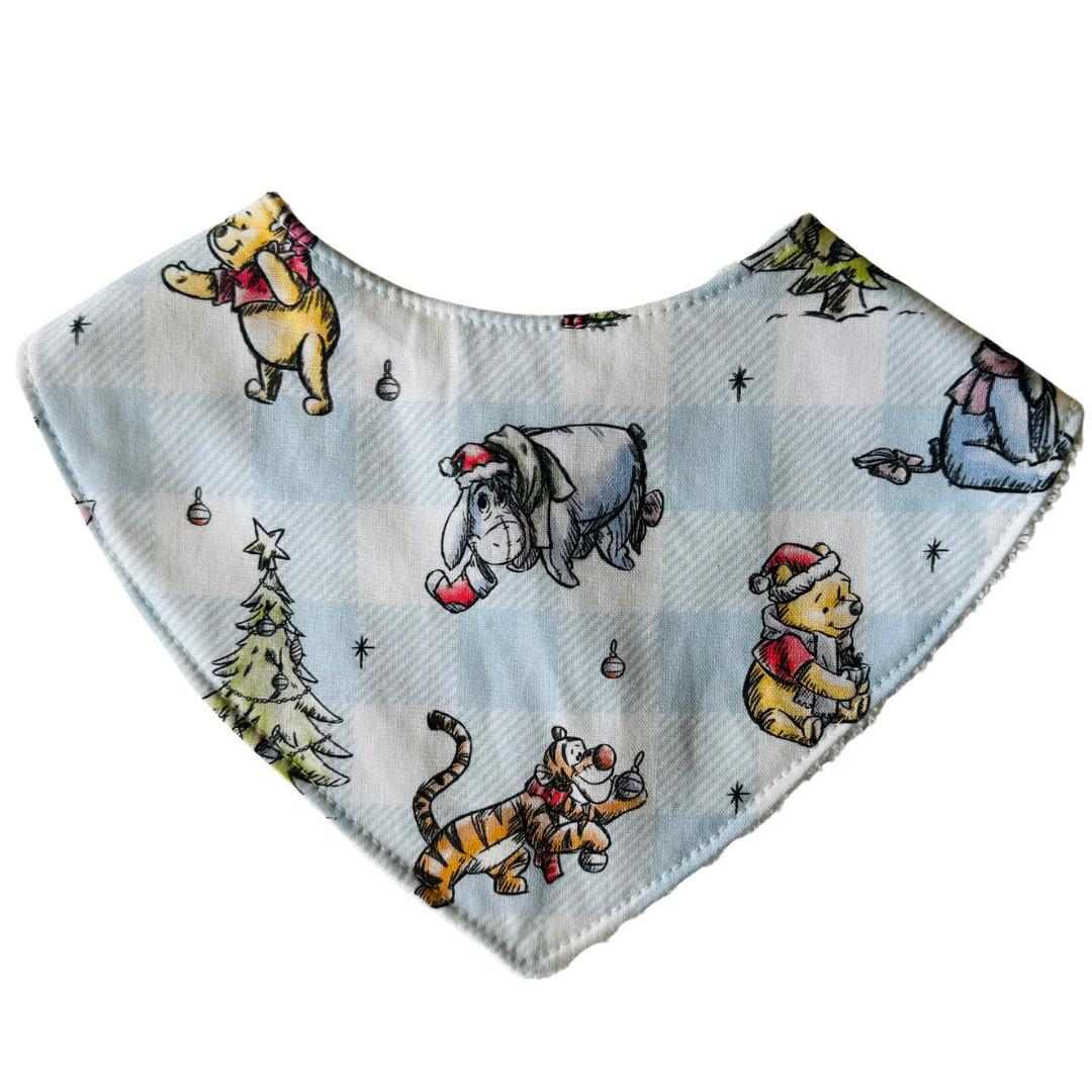Dribble Bib - Christmas Pooh & Friends