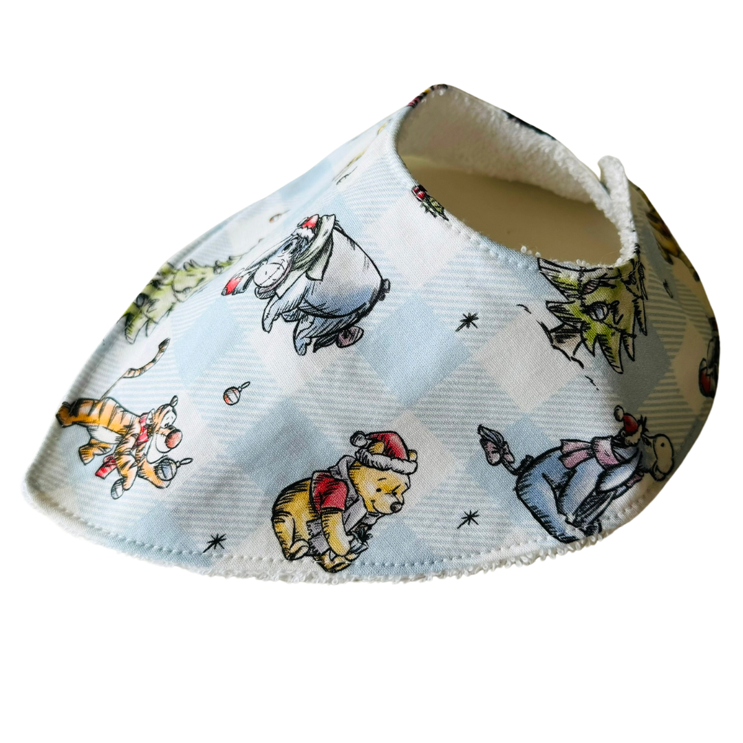 Dribble Bib - Christmas Pooh & Friends