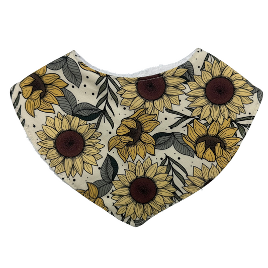 Dribble Bib - Sunflowers