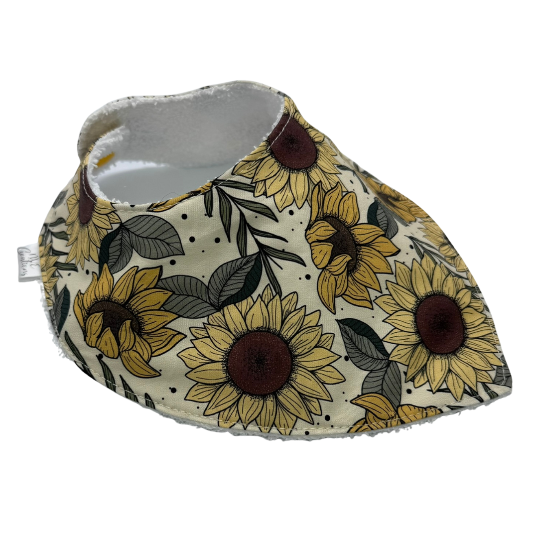 Dribble Bib - Sunflowers