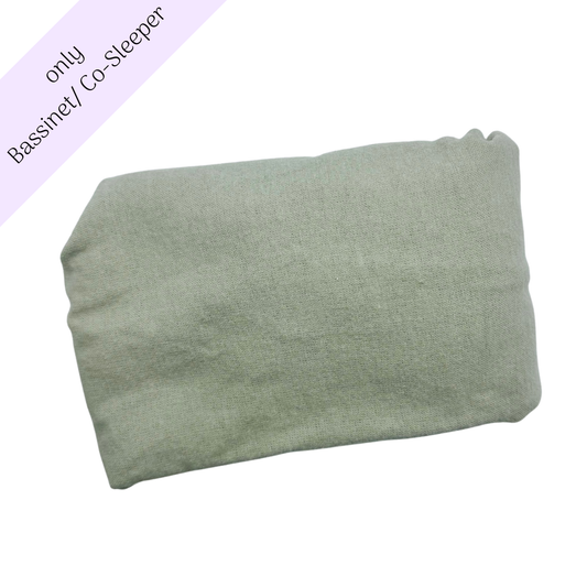 Bassinet Co-Sleeper Sheet ONLY - Flannel Sage