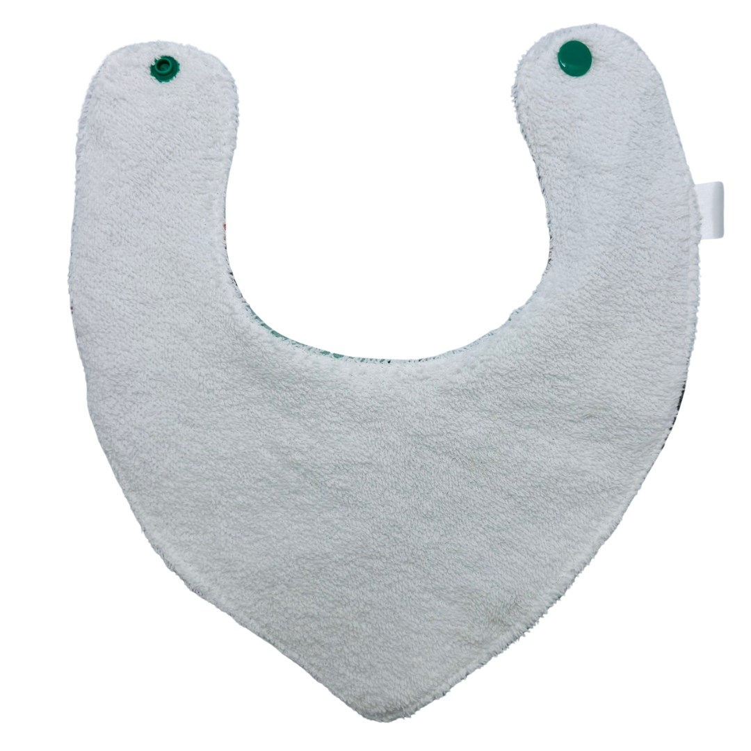 Dribble Bib - Teal Kitty