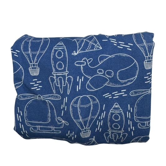 Bassinet & Change Mat Cover - Up and Away