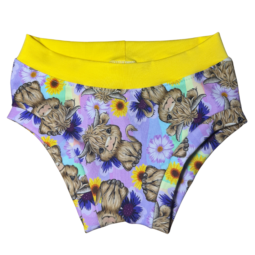 Underwear - Highland Rainbow Flowers